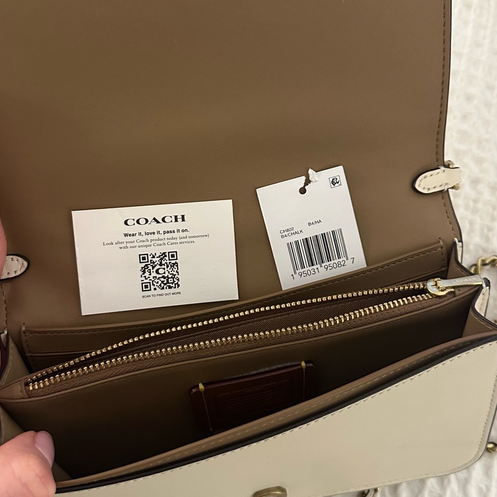 Coach Bea Leather Crossbody Bag - Picture 13 of 13